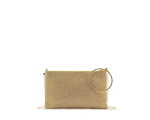 Clutch De Cadena Brillo 